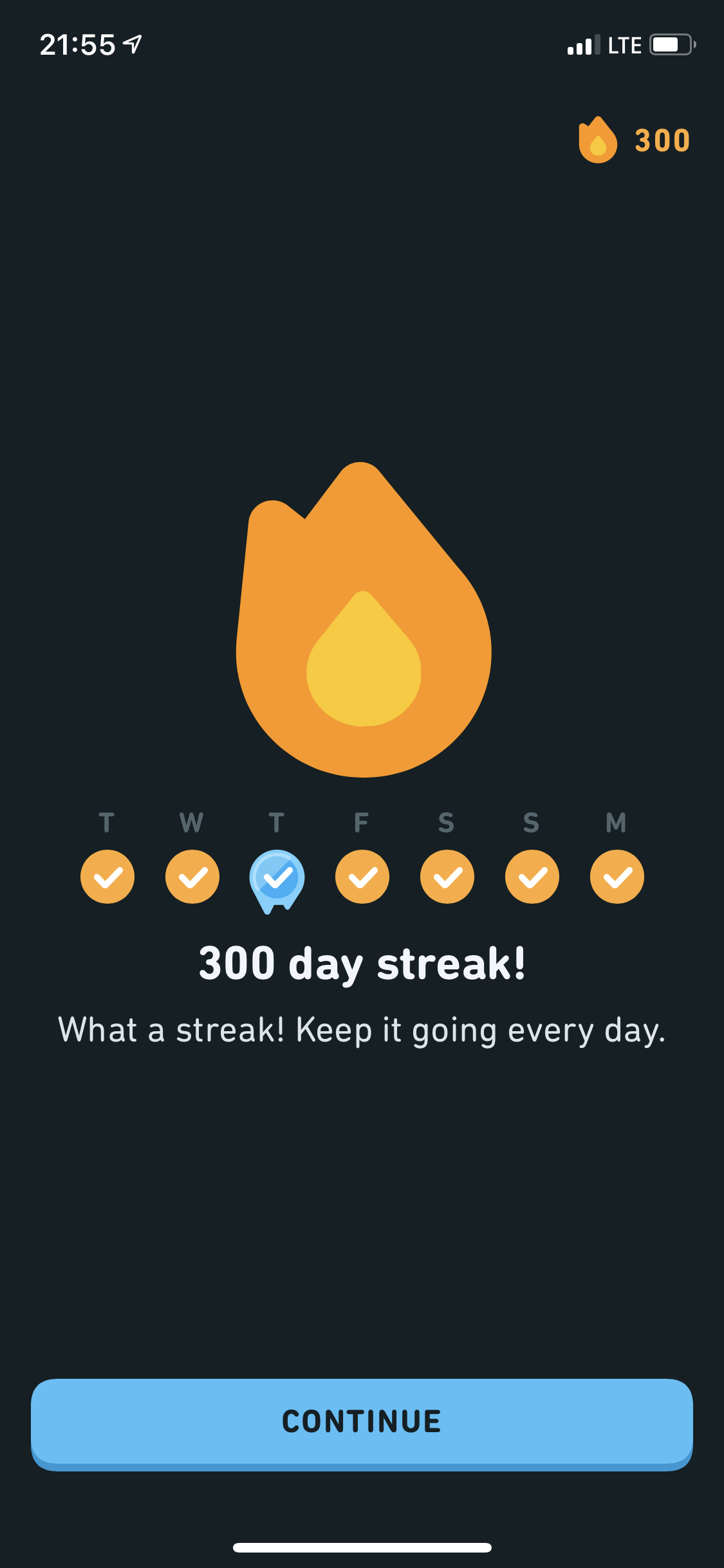 Duolingo Milestone image